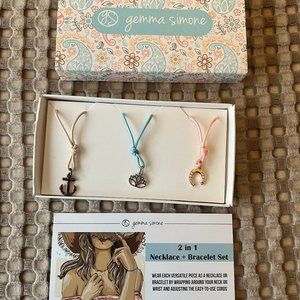 Gemma Simone Set of 3 Necklace/Bracelet